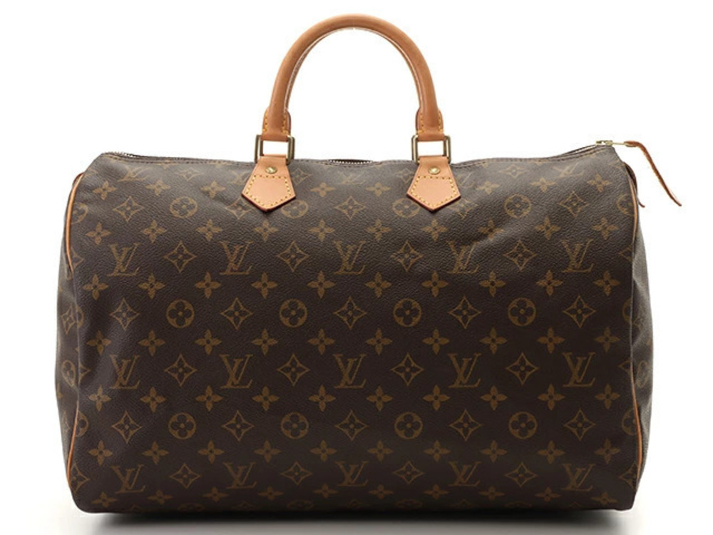 Louis Vuitton Speedy Monogram Leather Brown